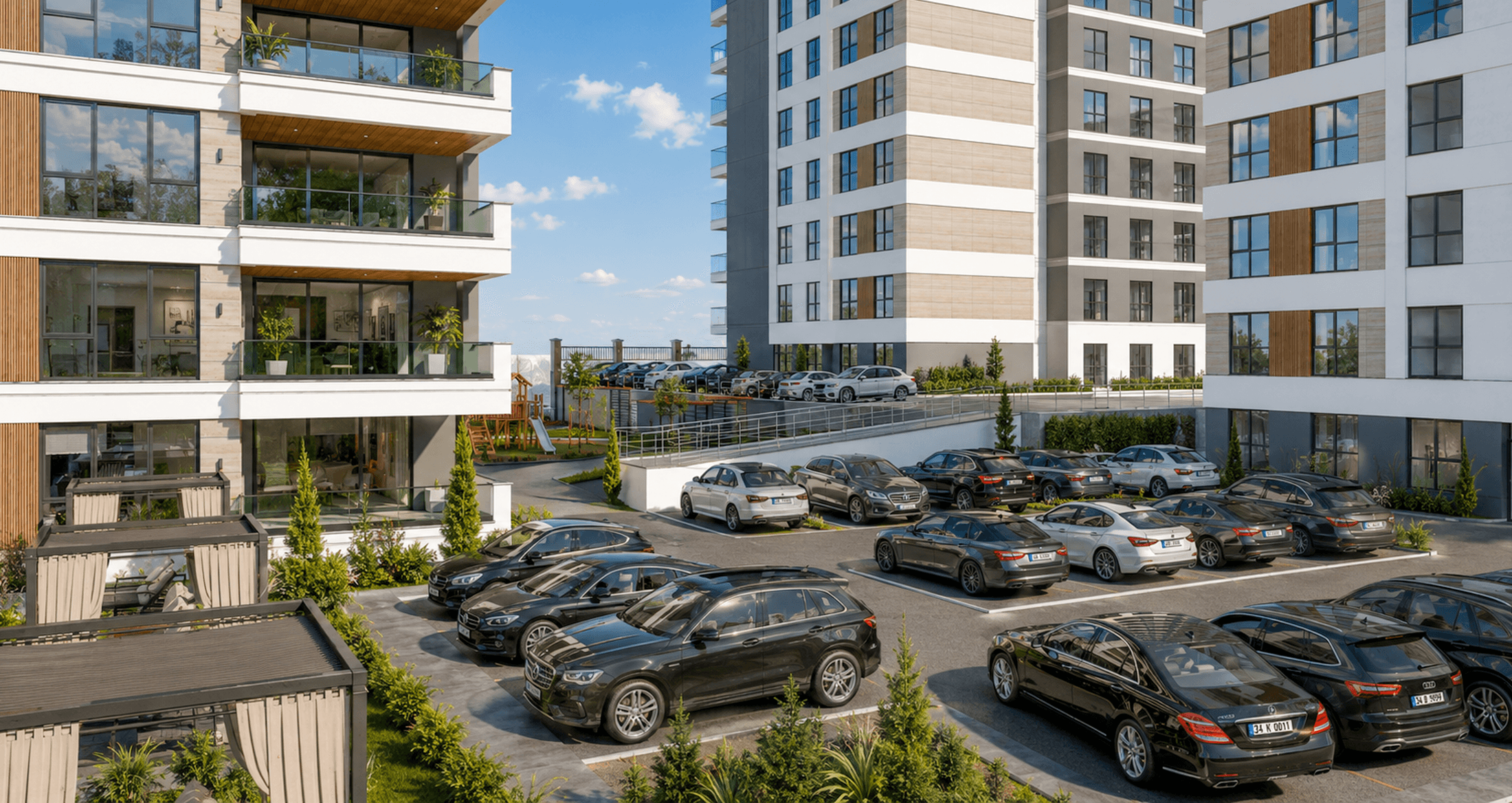 Terra Bağlıca otopark ve oyun alanı